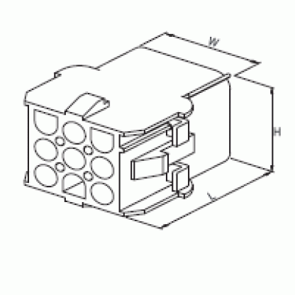 9'LU YUVARLAK KONNEKTÖR  DİŞİ 